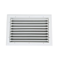 Panneau de ventilation à persiennes en plastique durable pour porte de garage sectionnelle, fixation par vis, accessoires pour villa