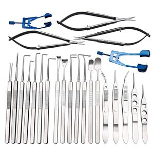Juego <span class=keywords><strong>de</strong></span> 24 Piezas <span class=keywords><strong>de</strong></span> Instrumentos Quirúrgicos Oftálmicos para <span class=keywords><strong>Estrabismo</strong></span>, Instrumental Microquirúrgico Oftálmico - Product Image 2