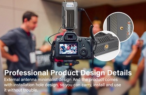 HD <b>Wireless</b> Transmitter and Receiver Audio Transmission System 250M/820FT Range <b>Wireless</b> Video Camera to Projector - Product Image 6