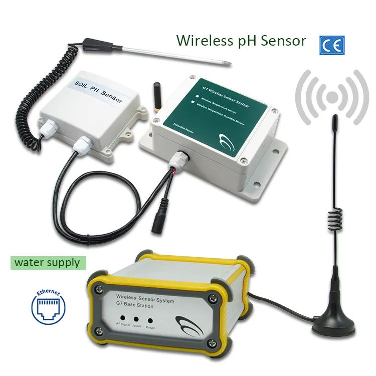 Stazione di monitoraggio centrale dell'allarme sensore di pH Wireless sensore di ph digitale misuratore di ph online per applicazioni chimiche difficili