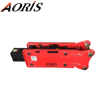 Support de soudage de type supérieur AORIS SB40 pour marteau hydraulique, adapté aux excavatrices de 4 à 7 tonnes