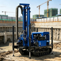 Foreuse de puits d'eau 300m à couple élevé, machine hydraulique pour projets de déshydratation de chantier, vente en gros directe usine