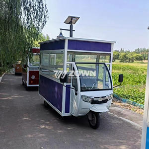 <span class=keywords><strong>Promotion</strong></span> chaude électrique Street Food Tuk Tuk Tricycle de café 3 roues chariot de crème glacée en vente avec <span class=keywords><strong>climatiseur</strong></span> - Product Image 3