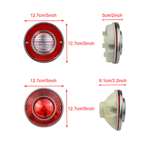 Atubeix Phụ Kiện Xe Hơi Đèn Dự Phòng Và Đèn Hậu Nắp Ống Kính Đèn Tái Tạo Cho Chevrolet Corvette C3 1975-1979 - Product Image 2