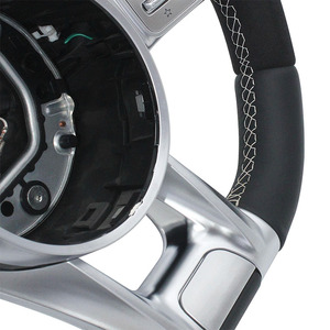 Volant en cuir Alcantara pour <span class=keywords><strong>Mercedes</strong></span>-Benz AMG <span class=keywords><strong>GLA</strong></span> X164 A200 E350 W219 2010 - Product Image 6