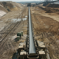 Convoyeur à bande longue durée de vie avec moteur et roulement pour usine de ciment et ligne de production de ciment