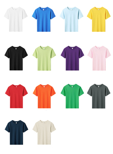 เสื้อยืดเด็กผ้าฝ้าย 100% หนัก 180 กรัม แบบสั่งทำพิเศษ ผ้าถัก ยับยาก สวมใส่สบาย แขนสั้น สำหรับวัยรุ่น - Product Image 2