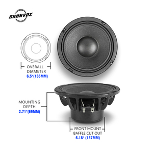 Haut-parleur de milieu de gamme en aluminium de 6,5 pouces, 150 W RMS, bobine vocale CCAW de 2 pouces, 4 avec anneau de <span class=keywords><strong>Faraday</strong></span>, puissance maximale de 300 W pour système audio - Product Image 2