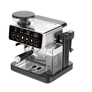 <span class=keywords><strong>Machine</strong></span> <span class=keywords><strong>à</strong></span> <span class=keywords><strong>café</strong></span> <span class=keywords><strong>expresso</strong></span> automatique Anbolife Porta Filter 20 bars <span class=keywords><strong>avec</strong></span> mousseur <span class=keywords><strong>à</strong></span> lait intégré, fonction tactile IMD <span class=keywords><strong>et</strong></span> moulin <span class=keywords><strong>à</strong></span> <span class=keywords><strong>café</strong></span> - Product Image 2