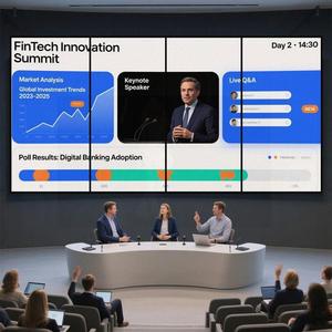 Indoor P12 P18 Fine Pitch Led <strong>Display</strong> Screen Panel Meeting Room Cinema Indoor Video Wall <strong>Digital</strong> Signage and <strong>Displays</strong> - Product Image 1