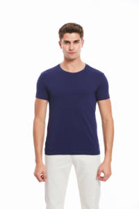 Venta al por mayor personalización camiseta Unisex 170 GMS Slim Fit Camiseta de algodón liso camisetas personalizadas impresión de camisetas - Product Image 5