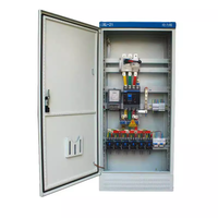 Ensemble Complet Boîtier de Commande Électrique Industriel Armoire Triphasée Tableau de Distribution Électrique