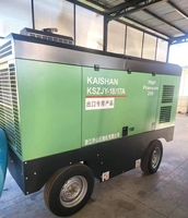 Compresseur d'air à vis diesel stationnaire refroidi par air, haute efficacité, 630 CFM, 17 bars, pour projets de forage, produit phare de l'usine chinoise