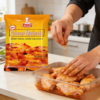 TREASURES pour CUISEURS Marinade pour Ailes Grillées d'Orléans Assaisonnement Barbecue Poudre d'Épices Séchées Mélangées pour Volaille 1kg Orange ISO