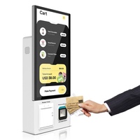 Kiosque libre-service sur pied, solutions de paiement et de commande automatique avec lecteur de codes-barres et SDK pour les entreprises