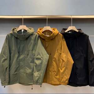 Nueva Chaqueta de Fibra de Poliéster Personalizada con Capucha para Hombre, Estilo Holgado, para Primavera y Otoño - Product Image 5