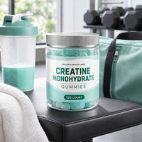 Bonbons à la créatine 120 unités Complément nutritionnel sportif pour adultes Naturel Sans additifs artificiels OEM Marque privée Formule personnalisée