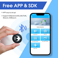 Balise Bluetooth de localisation personnelle miniature DX-SMART CP30 la moins chère pour le suivi des actifs 51 BLE iBEACON TAG Eddystone