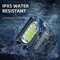 Lampe torche X609 d'extérieur 2000Lm, petite, à modes haut/bas, avec fonction de focalisation, IP55, en alliage d'aluminium, rechargeable, multi-usage, COB, CE/FCC