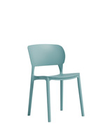 Chaise empilable moderne de jardin extérieur coloré Pp Restaurant Café Chaises de salle à manger Chaise en plastique