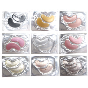 Masque pour les yeux en collagène cristallin à étiquette privée, patchs hydratants pour les yeux pour peaux sèches, ingrédients végétaliens à l'acide hyaluronique et à la vitamine C - Product Image 5