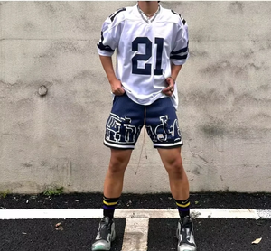 <b>Men's</b> High Quality Boxy Mesh <b>T</b>-<b>Shirt</b> 180g Jersey Drop Shoulder Breathable Lightweight Quick-Dry Customized Logo Printing OEM - Product Image 2