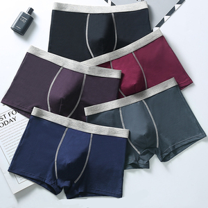 Slip Boxer da Uomo Sexy in Cotone e Spandex, Traspiranti ed Ecologici, Senza Cuciture, di Alta Qualità, Disponibili in Pronta Consegna - Product Image 1
