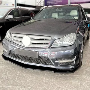 ลิ้นกันชนหน้าสำหรับรถยนต์ C Class W204 S204 Facelift ปี 2011-2014 รุ่น AMG Line Sport BodyKit อุปกรณ์ป้องกัน อะไหล่รถยนต์ - Product Image 3