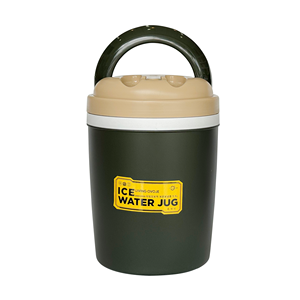 กล่องเก็บความเย็นพลาสติก ผลิตในเวียดนาม รับผลิตแบบ OEM/ODM ขนาด 5.5 ลิตร สีเบจ/สีกากี ฉนวนกันความร้อน เป็นมิตรกับสิ่งแวดล้อม ทันสมัย พกพาสะดวก รับสกรีนโลโก้ สำหรับกิจกรรมกลางแจ้ง - Product Image 1