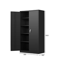 Classeur ignifuge robuste à 2 portes pour le stockage de documents de sécurité pour le bâtiment de bureaux de l'école