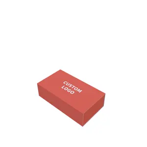 Kotak laci grosir dengan cetakan Logo kustom kotak hadiah kosmetik kotak hadiah Aksesori pelanggan paket kotak kardus