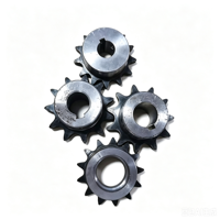 45 #   Pignon de chaîne simple rangée en acier, pas de 12,7 mm, standard industriel, fabriqué en Chine