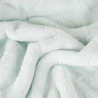 Couverture Bébé Réversible de Luxe Personnalisée en Fausse Fourrure de Vison Douce et Polaire Flanelle Chaude pour Hiver, Jeté pour Tout-Petit, Couverture d'Emmaillotage pour Nouveau-né – Direct Usine