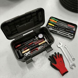 Toolbox Plastic Stackable 30L Waterproof With 2 Compartments For Home And Repair Use - Product Image 2