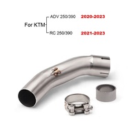 Escape para motocicleta KTM RC250 RC390 ADV390 ADV250 2020-2023 silenciador de escape para motocicleta
