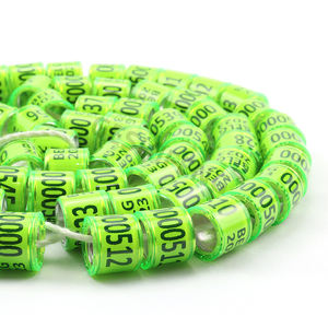 Anneaux de <span class=keywords><strong>pigeon</strong></span> Diamètre intérieur 8mm Hauteur 10.3mm Anneaux de <span class=keywords><strong>pigeon</strong></span> Bandes <span class=keywords><strong>2023</strong></span> Anneau Fci de couleur verte - Product Image 2