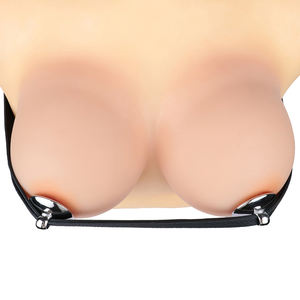 <span class=keywords><strong>Dropshipping</strong></span> 304ステンレススチール + レザー<span class=keywords><strong>BDSM</strong></span>ボンデージセックス乳房拘束カップル用スパイク付きセックス - Product Image 5