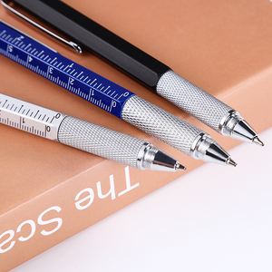 6in1 đa chức năng kim loại công cụ Bút biểu tượng tùy chỉnh Stylus Bút bi chất lượng tốt tuốc nơ vít màn hình cảm ứng công cụ Quà Tặng - Product Image 3