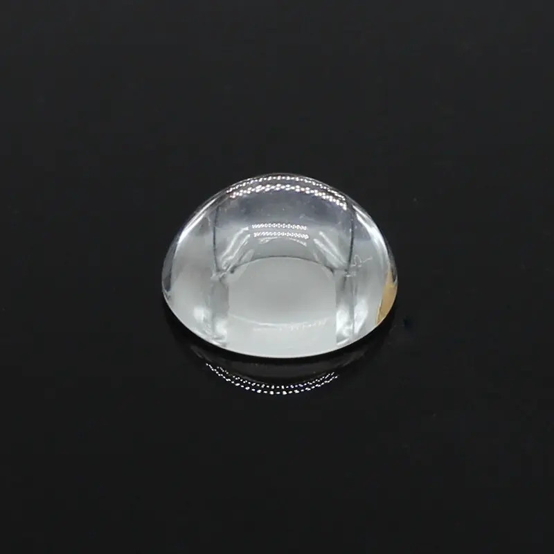 Preço de fábrica 1-200mm transparente bk7 lente esférica meia bola de vidro