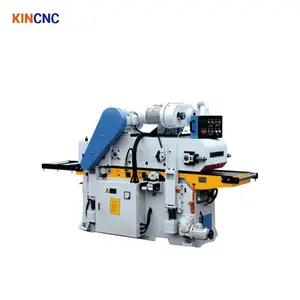 KINCNC Wooden Double Side Wood Thicknesser Planer Machine Heavy Duty Automatic 2 Sides Planer Moulder For Solid Wood