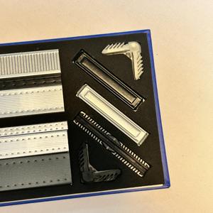 Entretoise en aluminium non pliable pour portes à double vitrage et accessoires de verre isolant en aluminium - Product Image 1