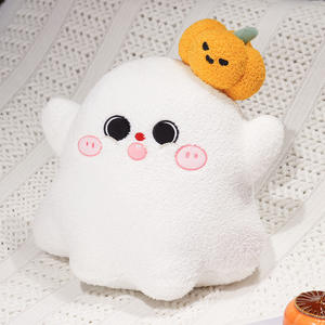 Nuevo y Adorable Cojín de Peluche de Osito de Halloween con Materiales de Franela y Fieltro, Alivio del Estrés, Tela Súper Suave - Product Image 3