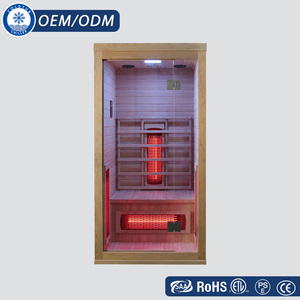 Sauna infrarouge à tube à spectre complet en bois <span class=keywords><strong>de</strong></span> pruche massif pour intérieur/<span class=keywords><strong>SPA</strong></span> domestique, pour la récupération et la relaxation des articulations corporelles - Product Image 2