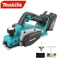 NOUVEAU Raboteuse sans balais au lithium 18V 10000 tr/min, construction en alliage d'acier, profondeur de coupe réglable, pour le rabotage et le finissage du bois, 700W, 3KG