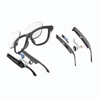 Lunettes de soleil connectées GS11 TWS OWS avec protection UV400 polarisée, étanches, assistant IA, musique sans fil, appels téléphoniques et commande vocale