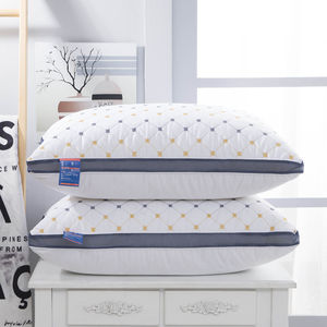 Sarung bantal berlapis dengan penutup serat mikro mengisi OEKO-TEX standar 100 <span class=keywords><strong>Hotel</strong></span> mewah kualitas bagus bantal tempat tidur katun - Product Image 3