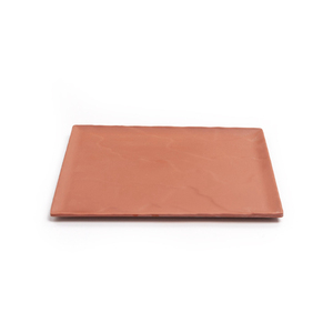 Nouveau <span class=keywords><strong>rouge</strong></span> rock 10 pouces 100% <span class=keywords><strong>carrée</strong></span> en mélamine restaurant chargeur plaque - Product Image 1