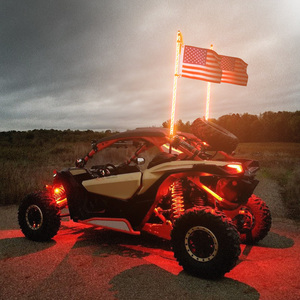 Led roi đèn đuổi theo RGB 300Led/M LED thắp sáng roi ứng dụng + từ xa điều khiển kép UTV đa chiều dài IP67 mùa xuân linh hoạt roi ánh sáng - Product Image 2