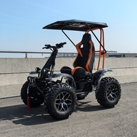 Quad électrique tout-terrain 4 roues motrices 6000W 60V 50Ah avec housse de pluie pour la chasse et le camping