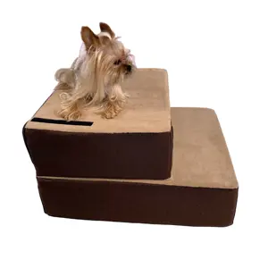 Fodera impermeabile rimovibile e lavabile divano per cani pieghevole in velluto Foam Large Custom Dog Bed